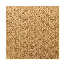 Drums platou patrat auriu 40x40cm