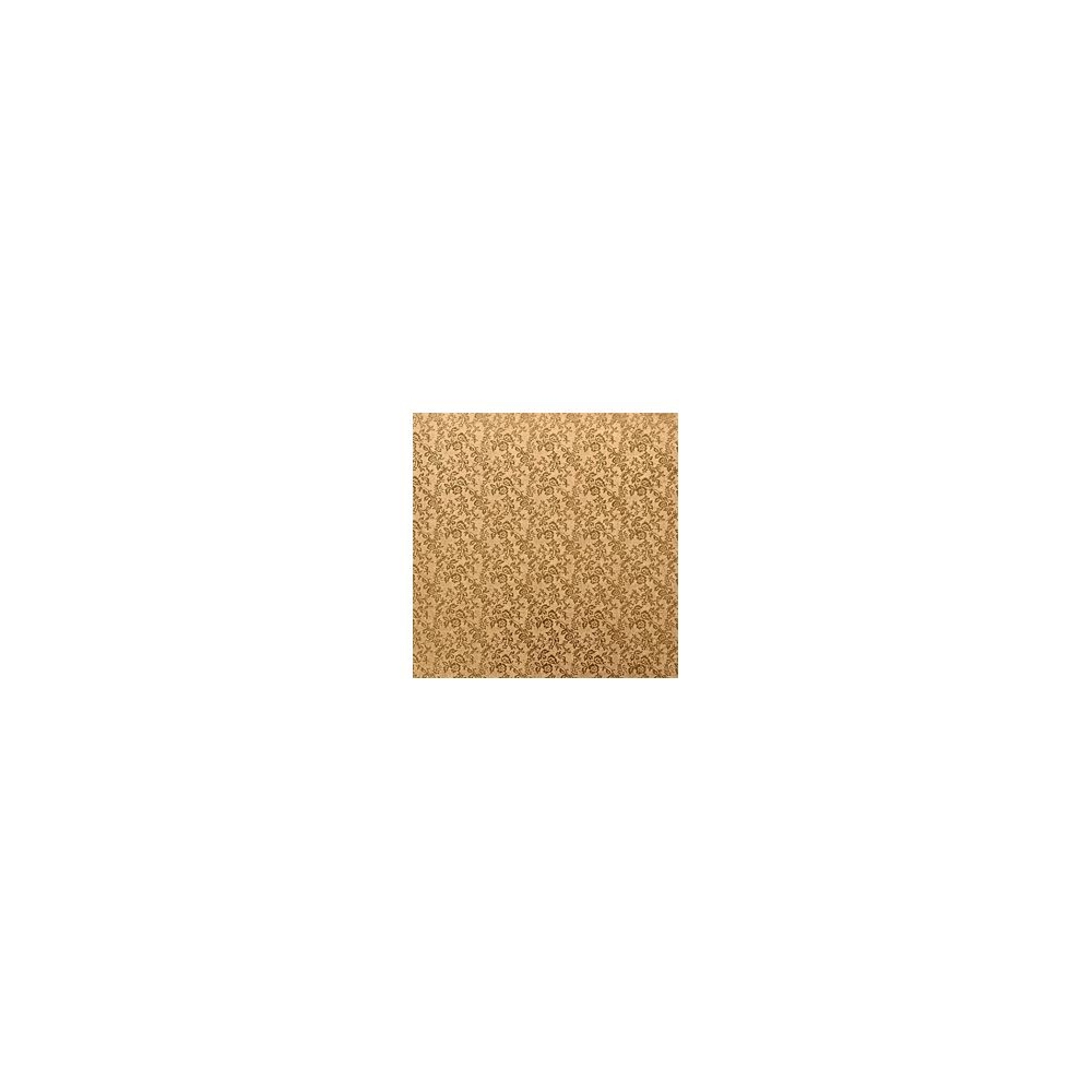 Drums platou patrat auriu 40x40cm