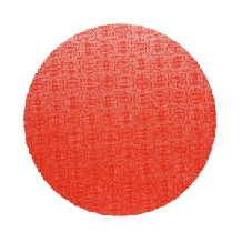 Drums platou rotund rosu 30cm