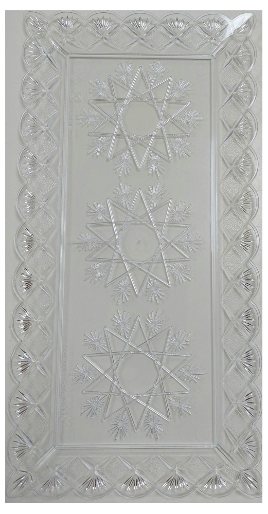 Tava transparenta plastic 30x15