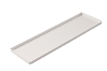Tava din plastic alba 19x395.5 mm h12,5 mm Silikomart - 2buc/set