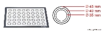 Coala silicon cercuri 60x40cm