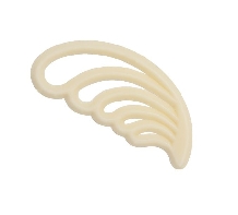Decoratiuni din ciocolata alba pana,aripa Feathers Barbara - 450buc