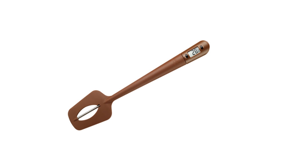 Spatula din silicon cu termometru