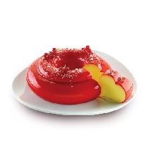 Forma din silicon pentru tort Inima Abbraccio Silikomart - diam 220 h 65mm 1700ml