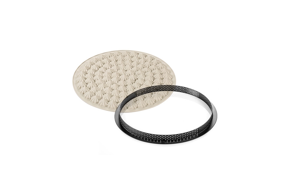 Forma din silicon pentru tort rotund Kit Tarte Meringue Silikomart - Ø250mm h20mm 480ml