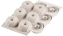 Forma din silicon Mini Intreccio Silikomart - Ø75mm h35mm 105ml-0