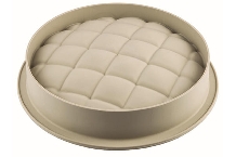 Forma din silicon pentru tort rotunda Eleganza Silikomart - ⌀220mm h60mm 1700ml-0