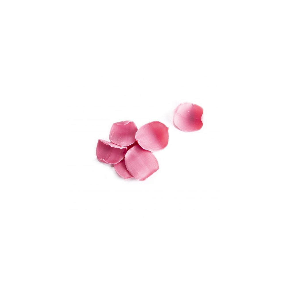 Decoratiuni din ciocolata roz petale trandafiri Rose Petal Pink 200gr - 150buc