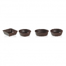 Decoratiuni din ciocolata cupe asortate Petit Four dobla - 168buc