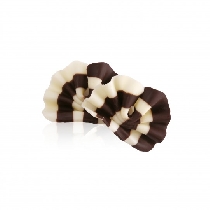 Decoratiuni din ciocolata Forest Shaving Mini Dark White  dobla- 475buc