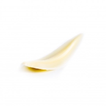 Decoratiuni din ciocolata alba frunze Curvy Elegance Dobla - 128buc