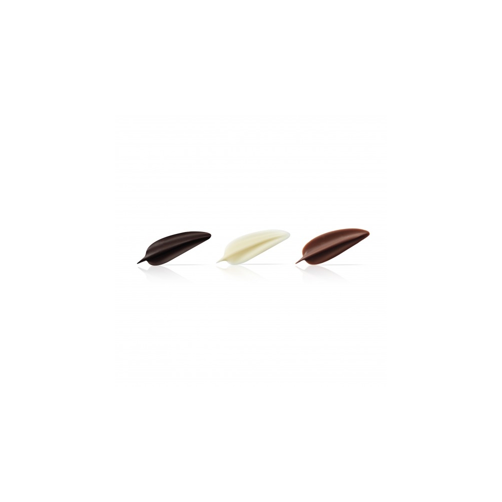 Decoratiuni din ciocolata frunze asortate  Mini Elegance Dobla - 576buc