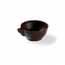 Decoratiuni din ciocolata neagra cescute coffee cup Dark dobla - 168buc