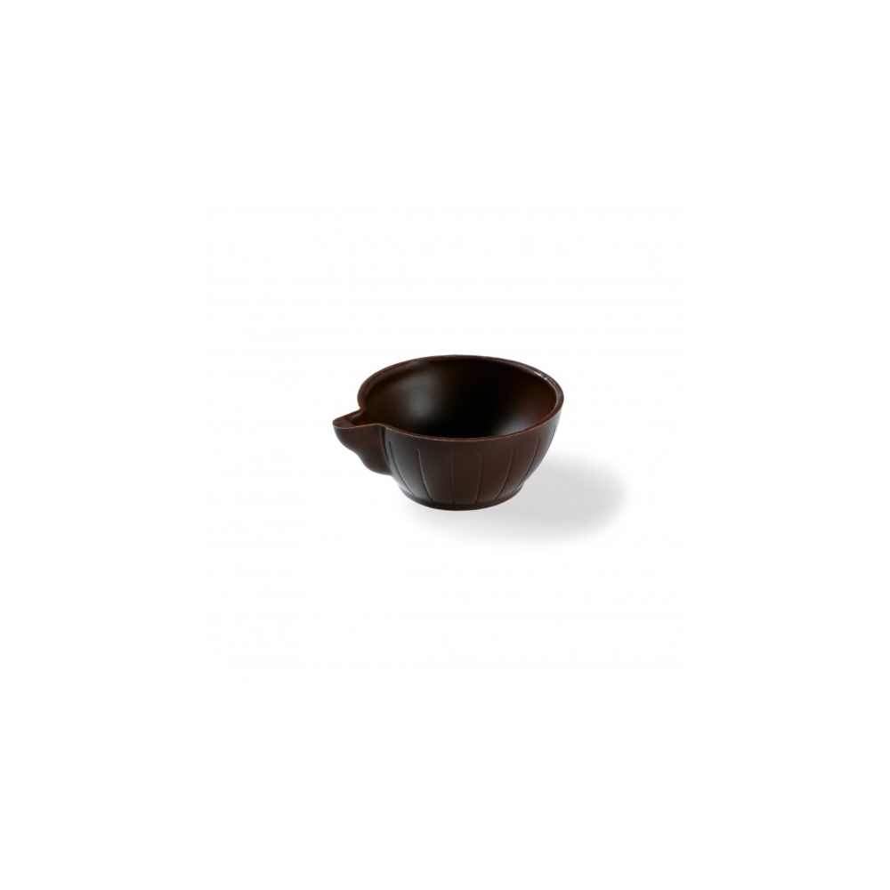 Decoratiuni din ciocolata neagra cescute coffee cup Dark dobla - 168buc