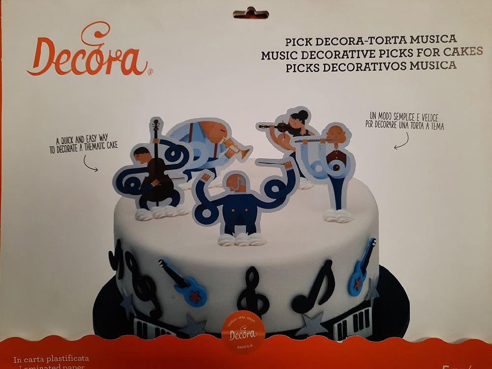 Kit decor tort muzica