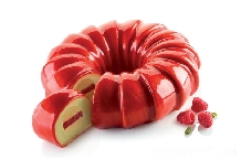 Forma din silicon pentru tort rotunda kit red tail  Silikomart - ⌀240mm h65mm 2000ml