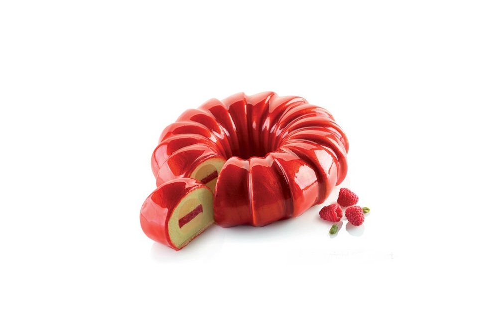 Forma din silicon pentru tort rotunda kit red tail  Silikomart - ⌀240mm h65mm 2000ml