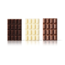Decoratiuni din ciocolata mini tablete ciocolata Mini Bars Assortment dobla - 230buc