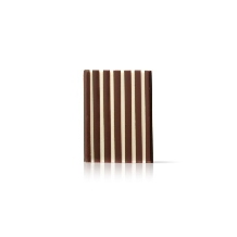 Decoratiuni din ciocolata dreptunghi cu linii Domino Dobla - 380buc