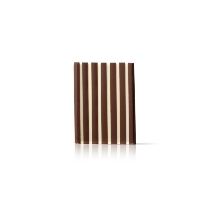 Decoratiuni din ciocolata dreptunghi cu linii Domino Dobla - 380buc