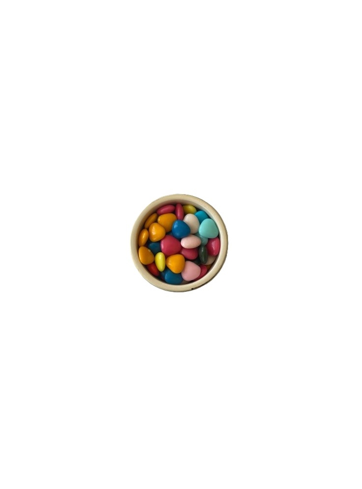 Decor inimioare ciocolata mix 100gr