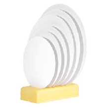 Suport tort alb 32cmxh0.15cm