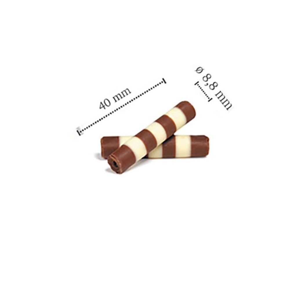 Decoratiuni din ciocolata tuburi Mistral Dobla - 868buc 