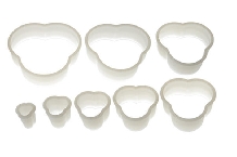 Decupatoare trifoi 8buc 