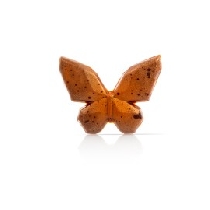 Decoratiuni din ciocolată fluturi geometric butterfly dobla - 192buc 