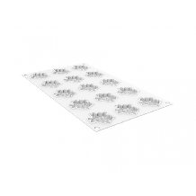 Forma din silicon pentru prajituri floricele Silikomart  - ø45 h 7mm 7ml-0