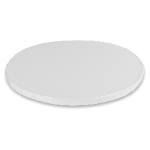 Drums platou rotund alb 20cm
