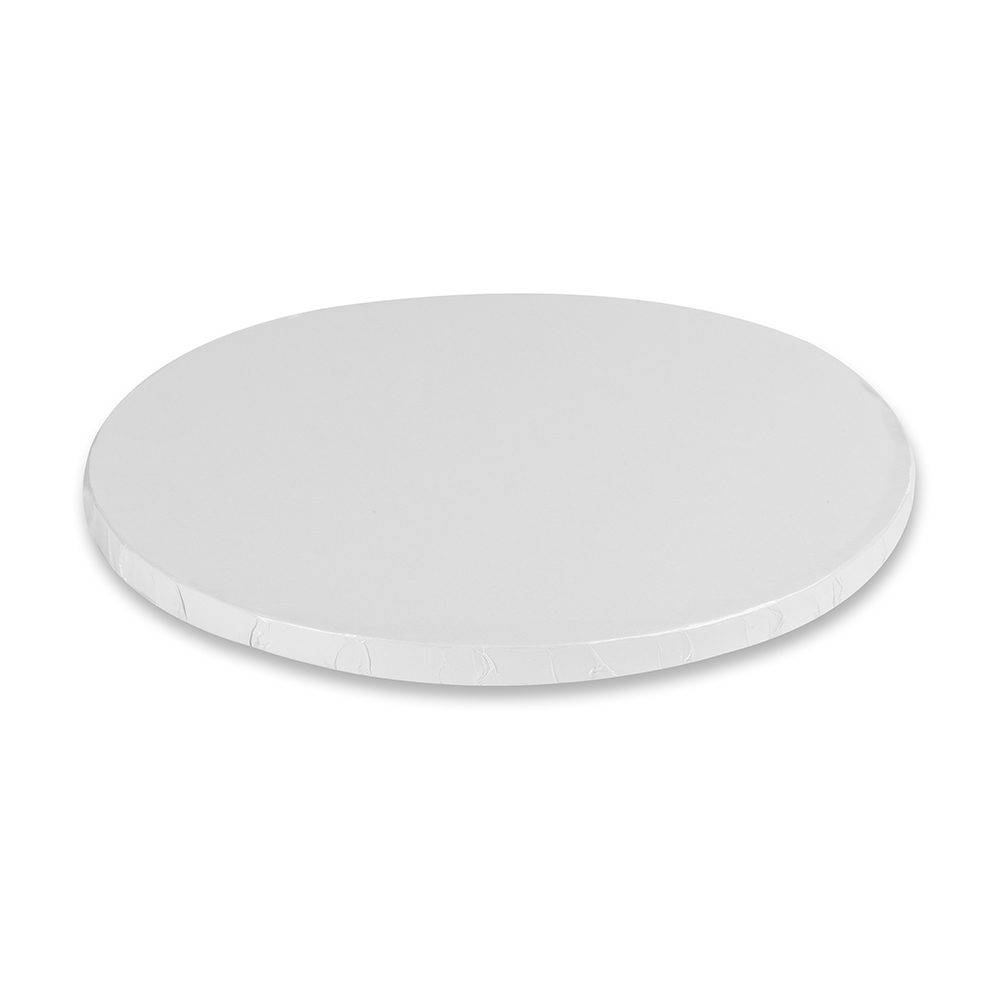 Drums platou rotund alb 20cm