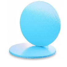 Drums platou rotund albastru  30cm