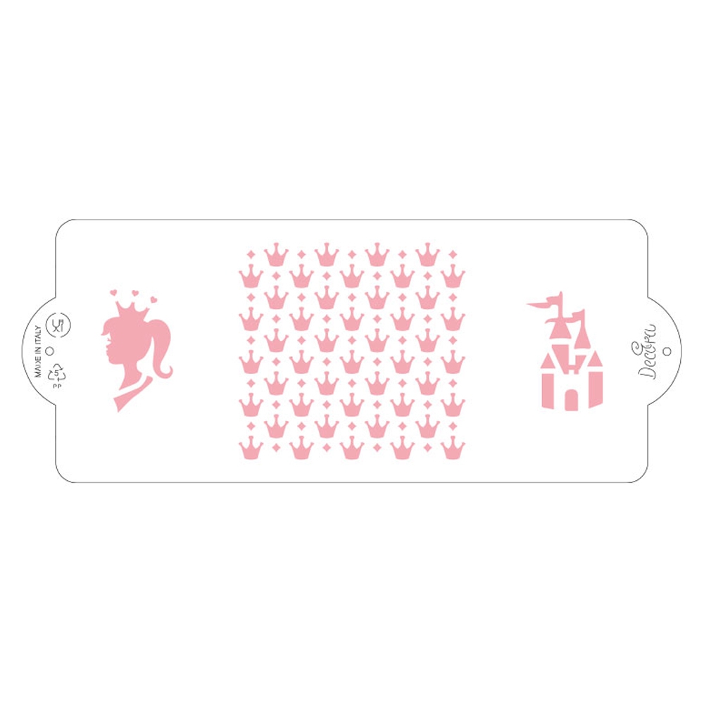 Sablon pentru decor princess 10x25cm