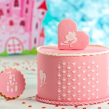Sablon pentru decor princess 10x25cm-0