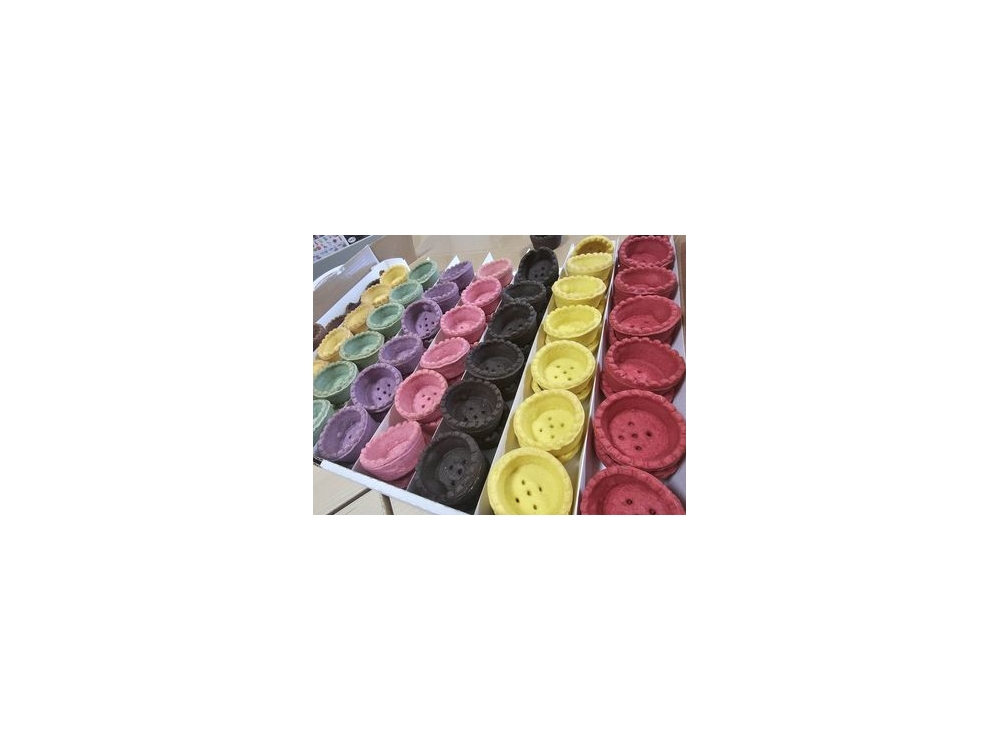 Coji de tarta colorate asortate 44mm - 300buc