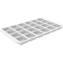 Forma din silicon monoportii patrate mici Quadrato xs Silikomart - 37x37 h 16mm 20ml-0