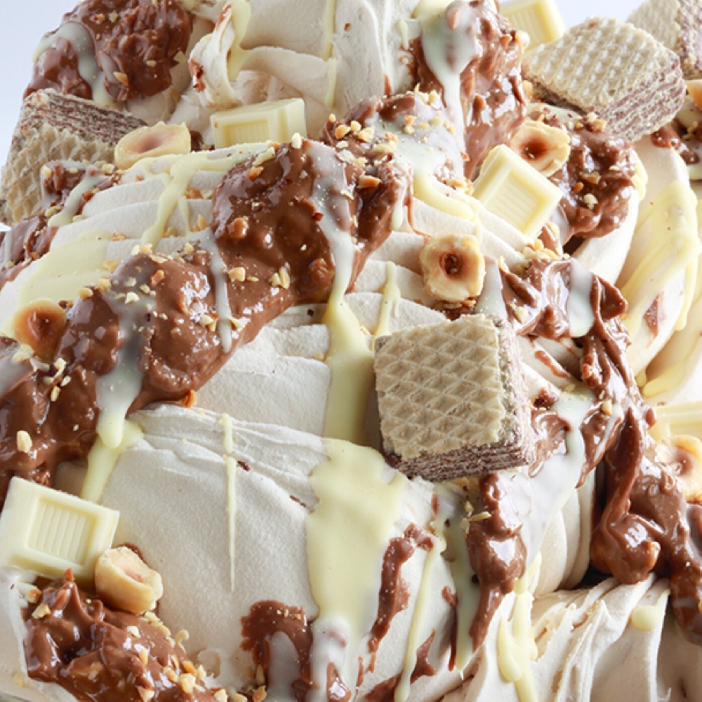 Crema de lapte alune si napolitane Joycream Wafernut Clair 5kg