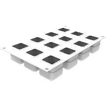 Forma din silicon monoportii cub 3D Silikomart - 45x45 h 45mm 85ml-1