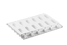 Forma din silicon monoportii , inghetata Gel 14 Silikomart- 43x39 h 25 mm 76ml-0