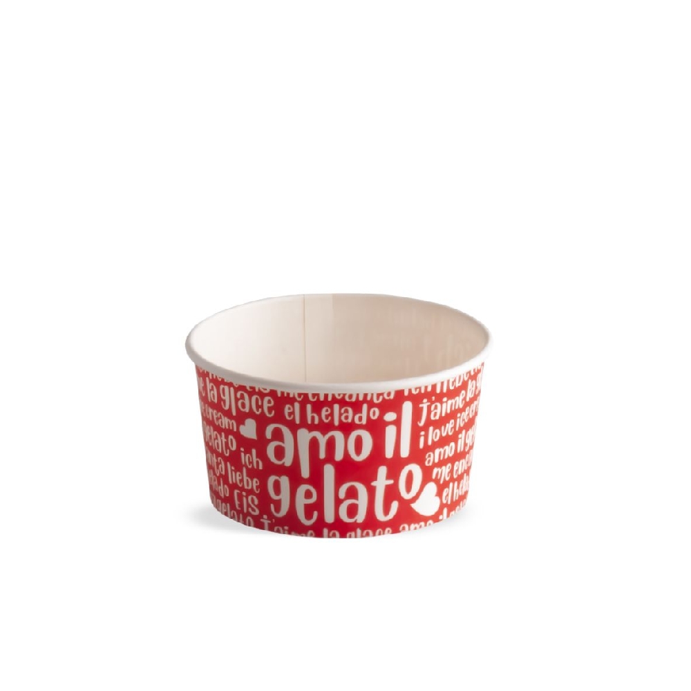 Cupe din carton pentru inghetata funny 170cc