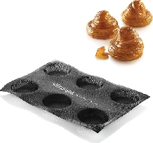 Forma din silicon monoportii briose,tarte Airplus 14 Silikomart - Ø85mm h20mm