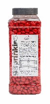 Decor zahar inima rosie 1kg