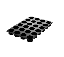 Forma din silicon monoportii cilindru Silikomart - ⌀76mm H45mm 200ml-0