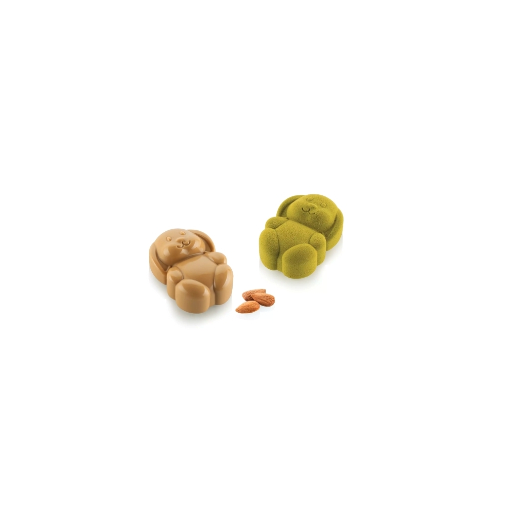 Forma din silicon monoportii iepuras Rabbit Silikomart - 76x50 h 29mm 70ml
