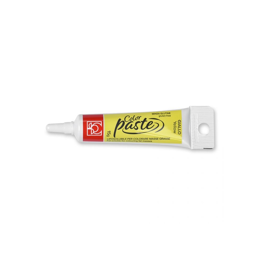 Colorant alimentar pentru ciocolata liposolubil pasta galben Modecor - 15gr