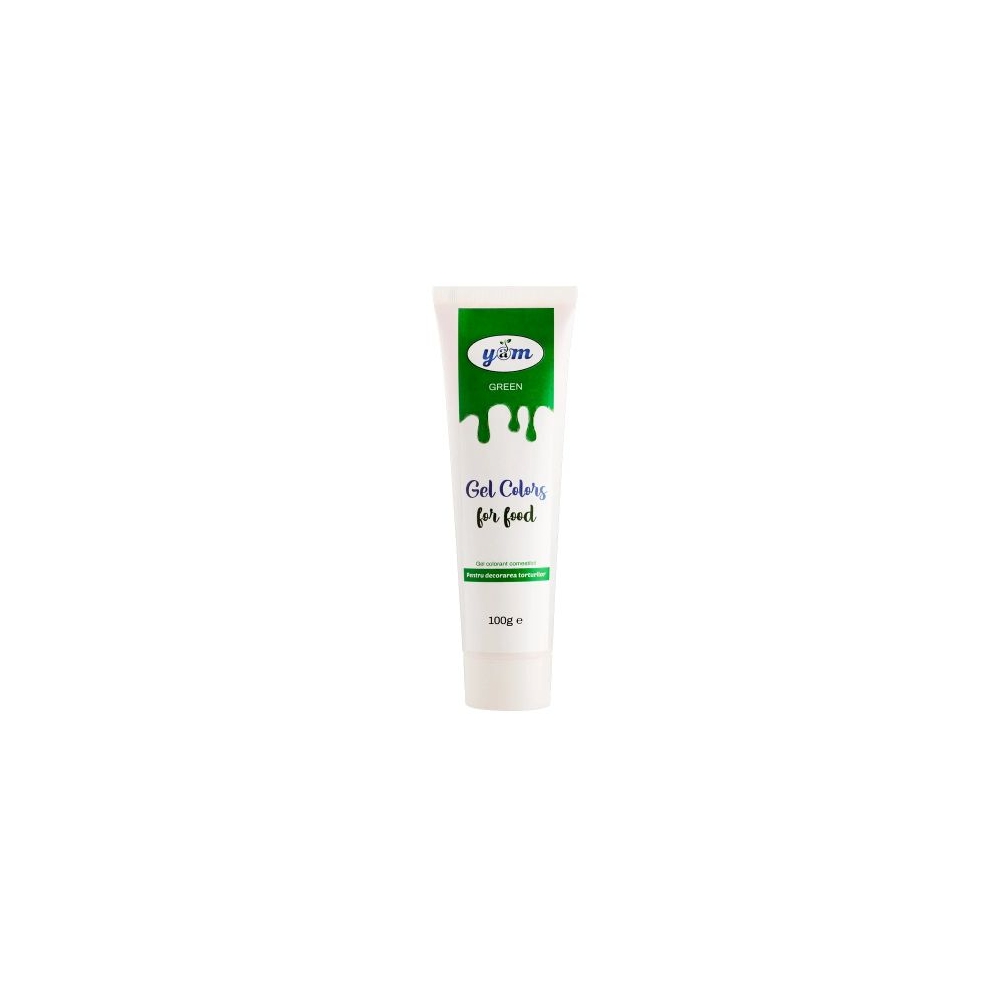 Colorant alimentar gel Yam Verde - 100gr