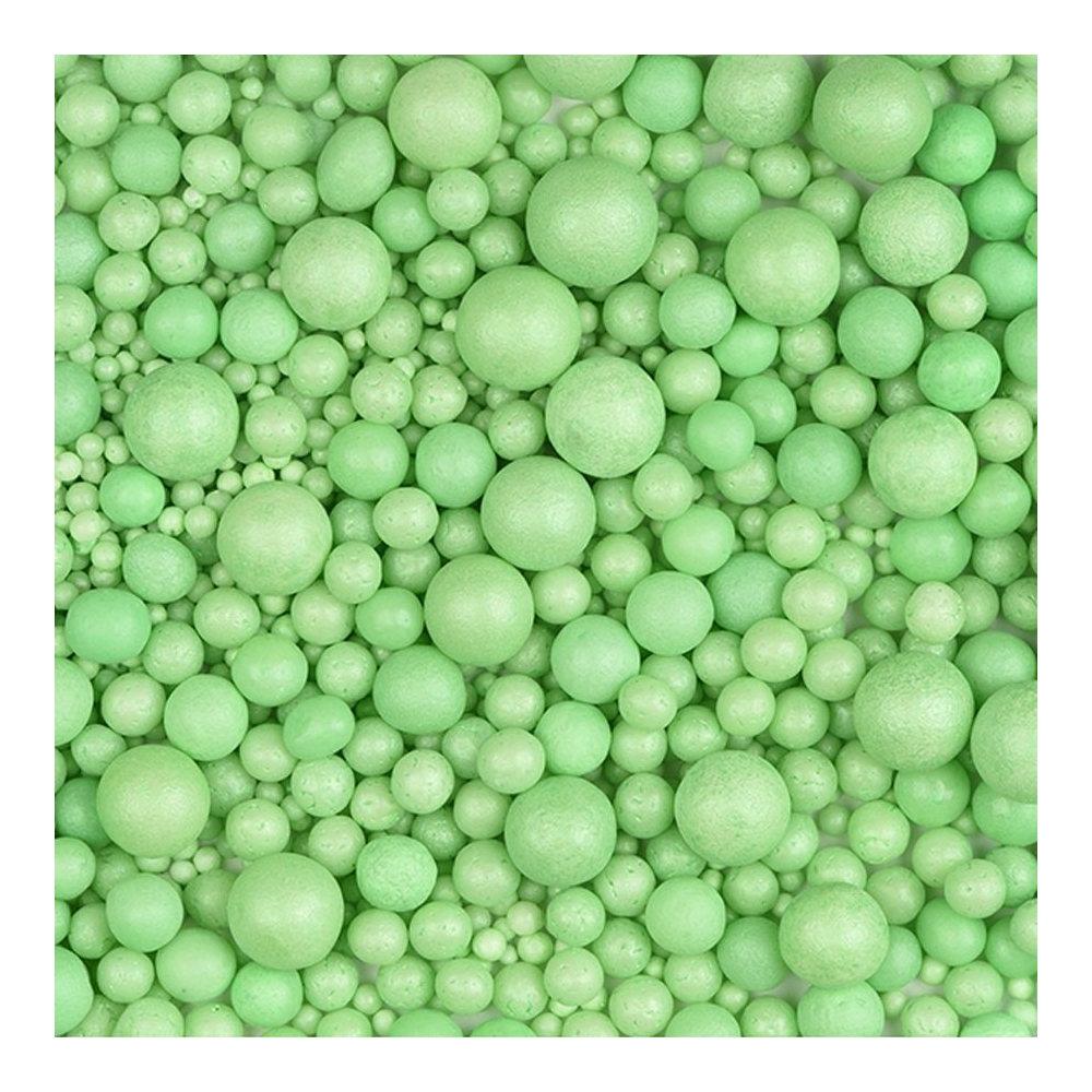 Perle din zahar verzi Modecor - 100gr