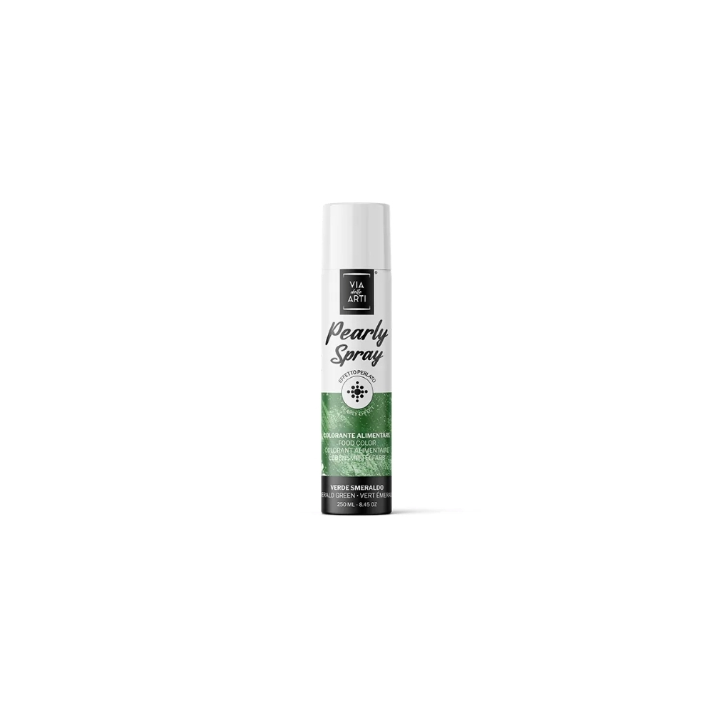 Spray verde smarald perlat Emerald Green Via delle Arti - 250ml
